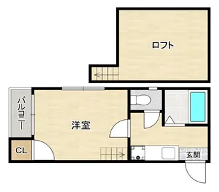 パークサイド横手【1階】の間取り