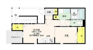 NEXT STAGE HAKATA【3階】の間取り