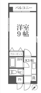 デ・ジュール箱崎【6階】の間取り