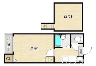 ベルチャーズ吉塚【2階】の間取り