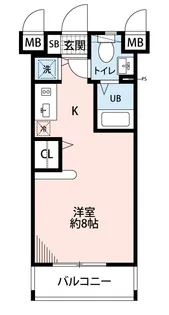 エンクレスト舞鶴【2階】の間取り