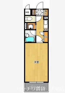 アンピールメゾン九大前【3階】の間取り