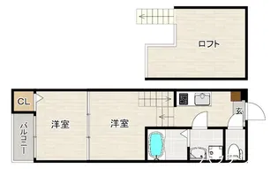 クリークplus【1階】の間取り