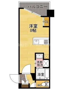 CLUB ORIENTNo.103【6階】の間取り