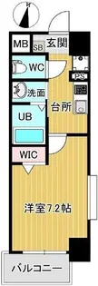 エスポワール那の川【2階】の間取り