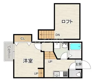 クレオ姪浜拾番館【1階】の間取り