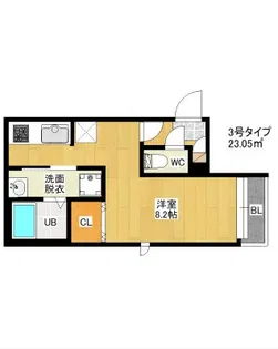 Gスマートピスタ【2階】の間取り