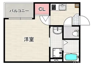 WEST SIDE Housing【1階】の間取り