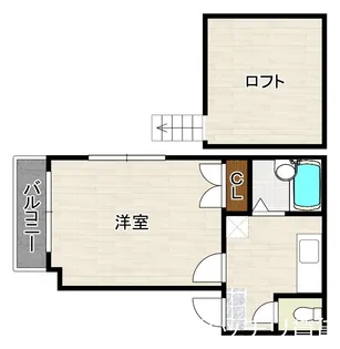 コンフォート千代【1階】の間取り