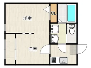 フォーシーズン【2階】の間取り