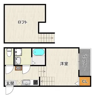 箱崎グランデシーモ【1階】の間取り