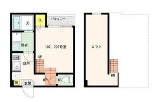 ボヌール室見【1階】の間取り