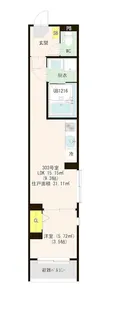 ロータスI【3階】の間取り