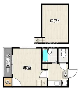 レーヴ・マンサルド千代【1階】の間取り