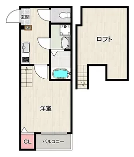 ルナソルミラ【2階】の間取り