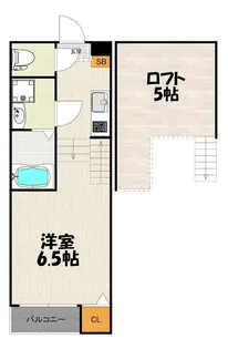 ハーモニーテラス井尻XI【1階】の間取り