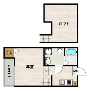 ZEXCEL夢野【1階】の間取り