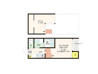 フォンテリベラル【1階】の間取り