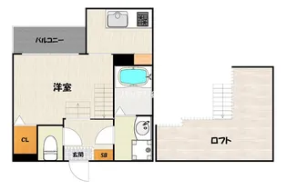 win crest桜並木【2階】の間取り