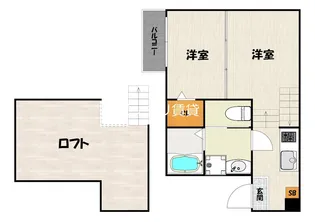 win crest桜並木【2階】の間取り