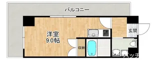 No70 HARBOR SOUTH TOWER【1階】の間取り