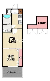 No.54 Wes-PROJECT博多駅南【2階】の間取り