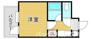 ピュアドーム博多アソシア【6階】の間取り