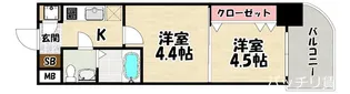No51 PROJECT2100 日赤通り【4階】の間取り