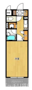 アンピールメゾン九大前【6階】の間取り