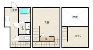 コーポバンラック吉塚【1階】の間取り