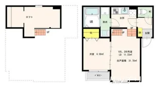 ル・クラージュ【1階】の間取り