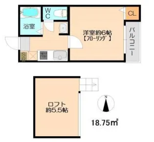 イル・レガーロ住吉I【1階】の間取り