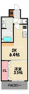 №55-5 Wes-P 博多【4階】の間取り