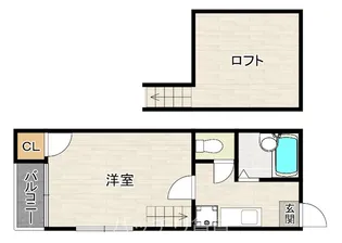 ヴィラ セラヴィ【2階】の間取り