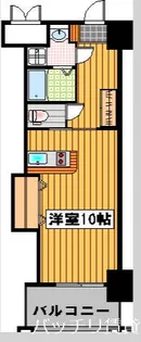 ロイヤル渡辺通II【6階】の間取り