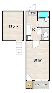 フロンティア横手【1階】の間取り