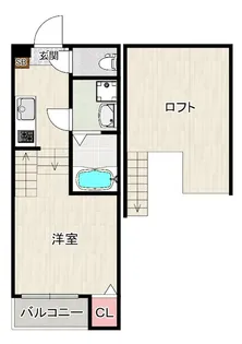 ルナソルミラ【1階】の間取り