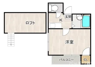 コンフォルト博多Ⅰ【2階】の間取り