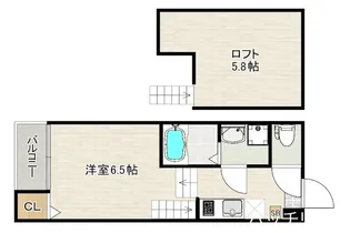 ハーモニーテラス土井III【1階】の間取り