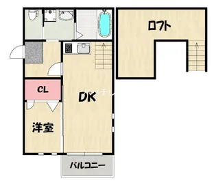 ビータス賀茂壱番館【2階】の間取り