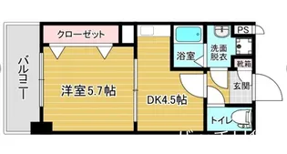 リファレンスベイサイド【9階】の間取り