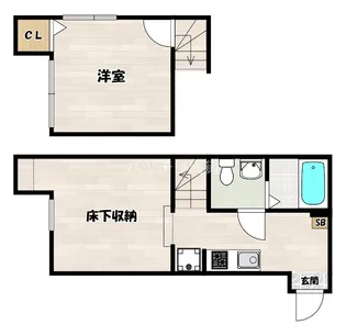 メゾン・ド・美野島【1階】の間取り