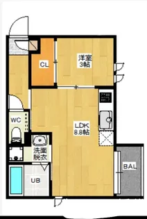 福岡県福岡市博多区南八幡町1丁目【アパート】の間取り