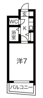 イムプレス大名【4階】の間取り