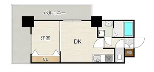 No72 HABOR EAST TOWER【3階】の間取り