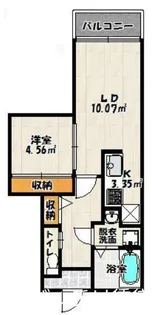 ベリー箱崎【1階】の間取り