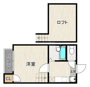 オークウッド博多【1階】の間取り