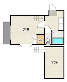 唐人町メゾンBMIII【2階】の間取り