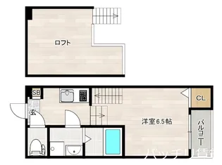 ハーモニーテラス土井II【1階】の間取り