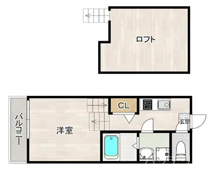 グランビル箱崎【2階】の間取り